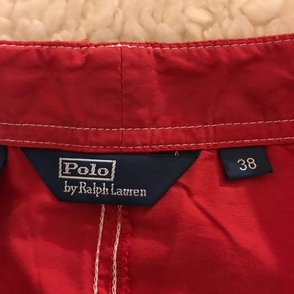POLO by Ralph Lauren Swim Drunks, Size 38, Red - Picture 7 of 8